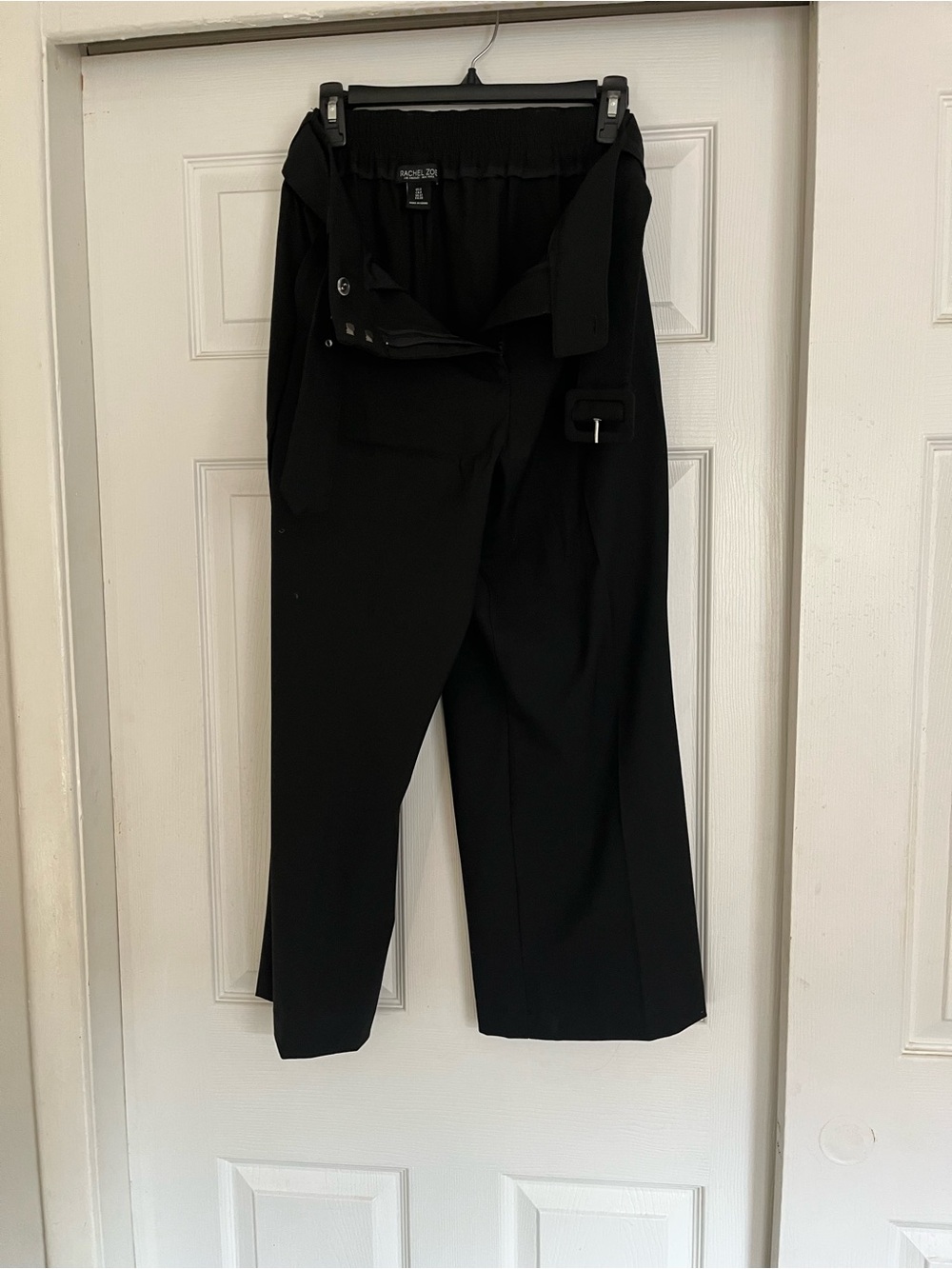 Rachel Zoe Black Pull-On Waist Pants
